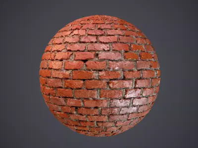 Old brick - Substance Designer Texture