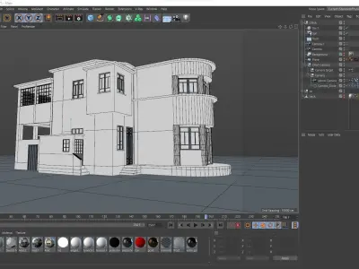 1960 Architecture House 3D model
