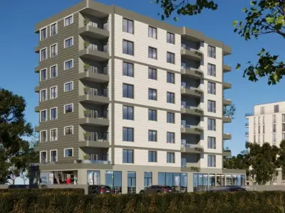 Apartment Exterior Scene 3D model 3D model