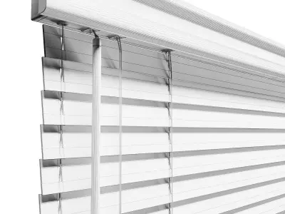 Wooden Jalousie 1200 mm 3D model