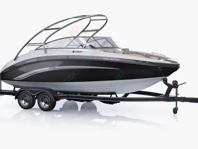  Boat trailer and Yamaha 242 Limited S 