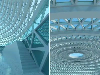 Sphera Building Consept 3D model