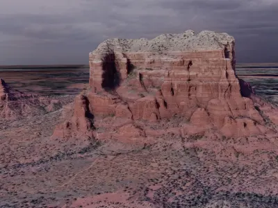 Courthouse Butte and Bell Rock Multipurpose Terrain Model 3D model