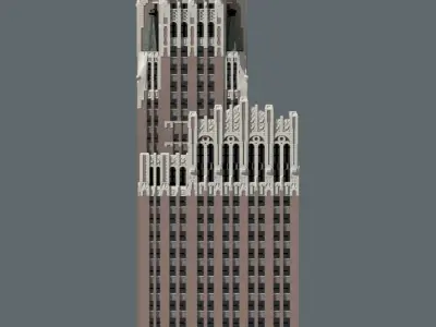 Baltimore Trust Building 3D print model
