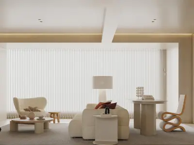apartment interior scenes       3D model 5