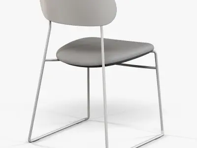 Modus PLC Wire upholstered chair 3D model