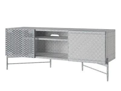 Kave Home Milian TV stand Low-poly 3D model