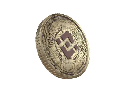 Binance Coin v5 004 3D model