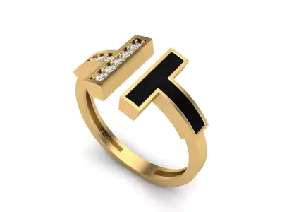 Jewelry ring 457 3D print model