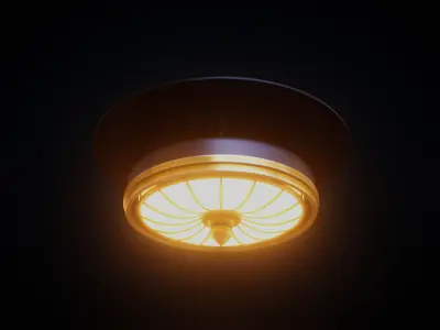 Casino Lamps For Virtual Casino Games 3D model