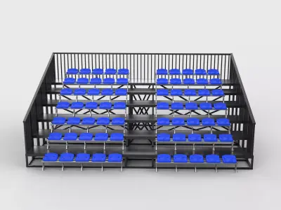 Empty tribune 3D model