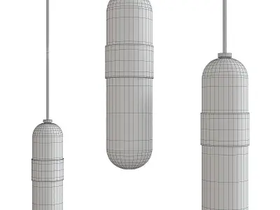 Emilia Mini Pendant Light Low-poly 3D model