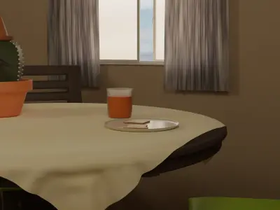 Cactus Room Free 3D model