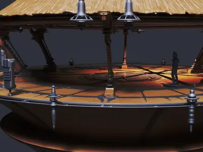 Star wars kashyyyk tree house 3D print model