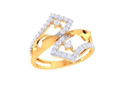  Women Ring MTL 3dm STL OBJ FBX Details 3D print model 83