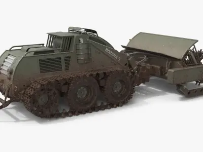  Bozena 5 Remote Mine Clearance Vehicle Military Green Used 