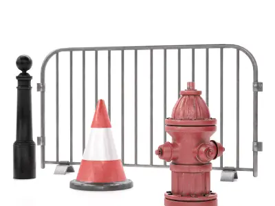 Urban Pack 1 Low-poly 3D model