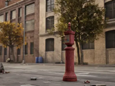 Industrial City Pack Low-poly 3D model