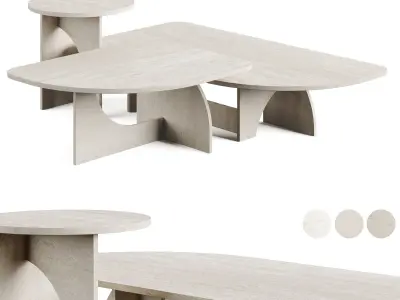 Gallotti Radice Selce Coffee Table  Low-poly 3D model