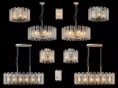 712 Agave Lightstar Collection of Lamps 3D Model Pack