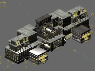 Future World - Residential Area 11 3D model