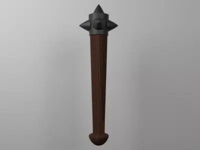 Clubs Weapon Low-poly 3D model