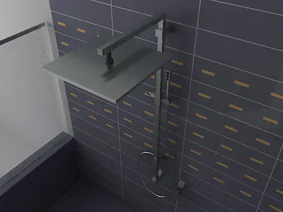 Ponsi Italia Bathroom Shower 3D model