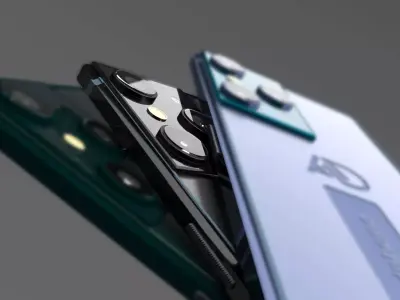 Smartphone model 3D model