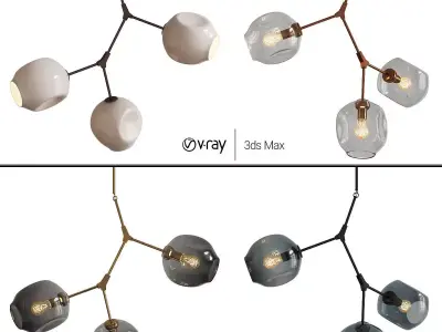 BRANCHING BUBBLES BB 03 31 Low-poly 3D model