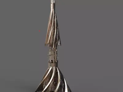 London Modern Art shard Tower 5  3D model