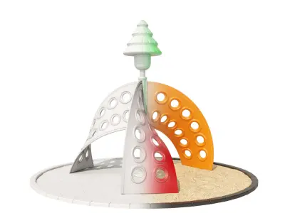 Playground Elements - Climber 3D model