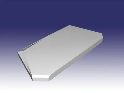 headstone asimetr dbl 3D model