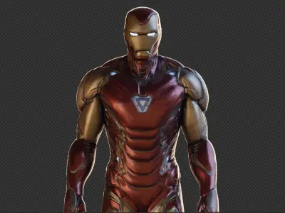 Iron Man - Tony Stark - Mark 85 from Avengers Endgame 3D model