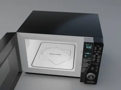 Microwave Brastemp Maxi 23L Maxi Flat with Grill 3D model