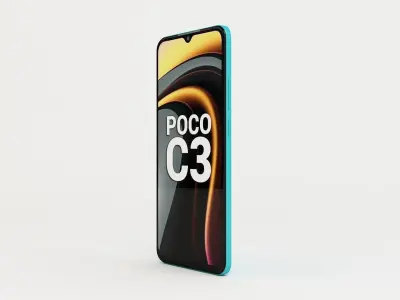 xiaomi poco c3 3D model