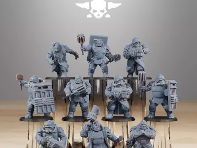 GrimGuard Mutants  3D print model