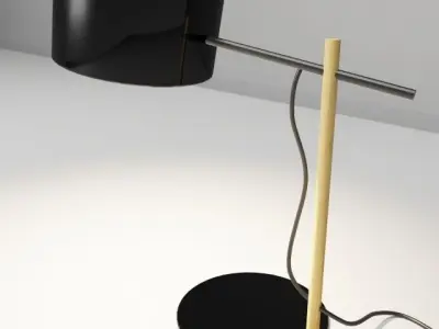 Modern table lamp 3D model get