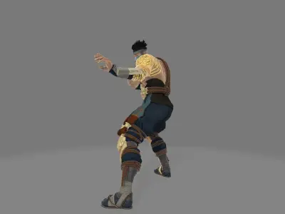 jago from killer instinct 3D model