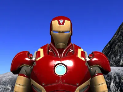 IRON MAN 2 with Animation 3D model
