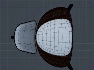High-tech chair 3D model