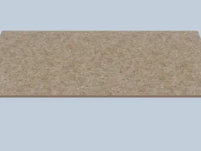 4 x 8 Particle Board Free low-poly 3D model