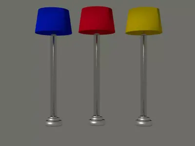 Glass Lamp Free 3D model
