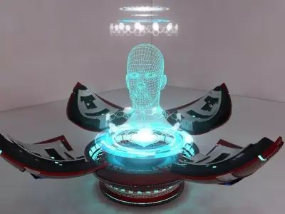 Holographic Projector 3D model
