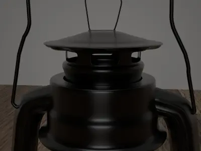 LANTERN Low-poly 3D model