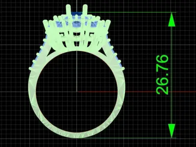 Jewelry ring 377 3D print model