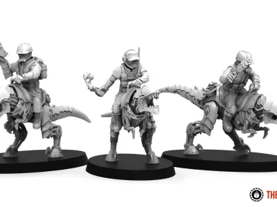 Ironblood - Mounted Rangers 3D print model