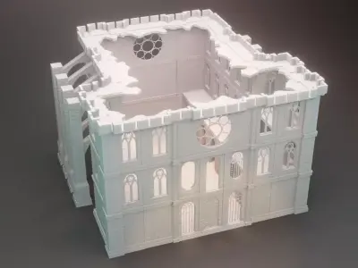 Modular Church 3D print model