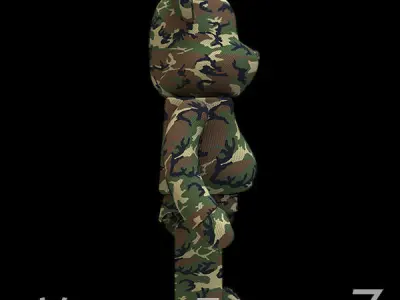 Soldier BearBrick 3D model
