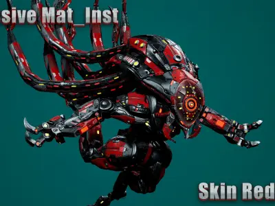 Sci-Fi Monster Hunter Low-poly 3D model purchase