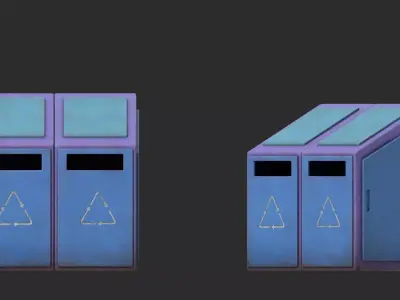 trash can 3D model 15